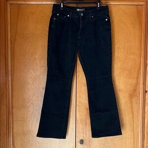 Levi's 515 Black Boot Cut Jeans - Classic Five-Pocket Style Denim